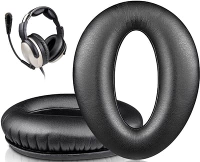 Dailygoods - SOULWIT Professionele vervangende oorkussens voor Lightspeed Zulu, Zulu2, Zulu3, Zulu PFX, Sierra Luchtvaart Headset, Earpads Cushions met zachter Eiwit leer, Geluidsisolerende schuim