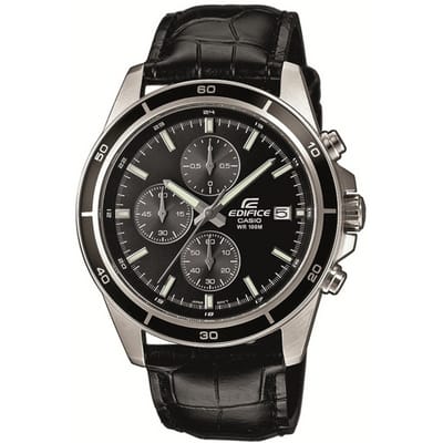 Casio Edifice Classic EFR-526L-1AVUEF Herenhorloge 42 mm - Zwart