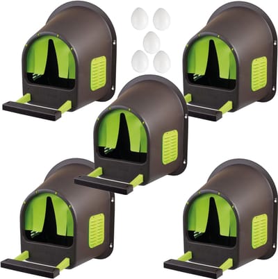 Legenesten voor kippen - MyCozynest - 5 STUKS - Legenest voor maximaal 5 kippen voor wandmontage - Kippennest - Pluimveennest
