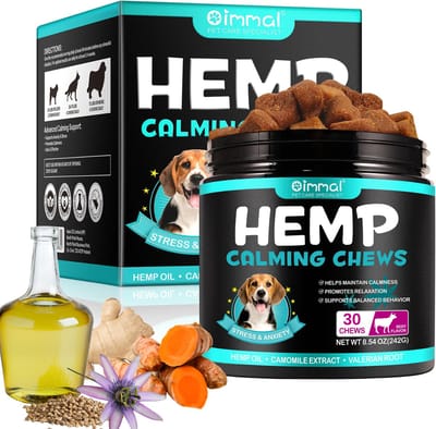 Kalmerende Snacks Hond | Rund | Anti Stress & Angst | 100% Natuurlijk | Hondensnacks | 30 Hondenkoekjes