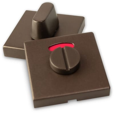 Toiletrozet Ivana Vierkant 53Mm Wc Rvs Brons