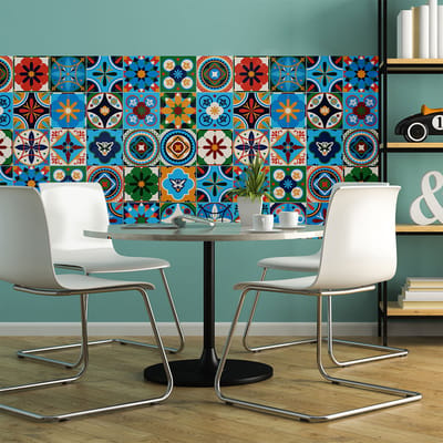 Zelfklevende tegelmuurstickers voor keuken en badkamer - 30 Tizi Ouzou tegelstickers - 30 stickers 20x20cm