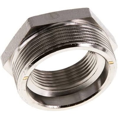 G 1 1/4'' x G 2'' F/M Vernikkeld Messing Verloopring 16 Bar - FL2S-FM-BN-114G-200G