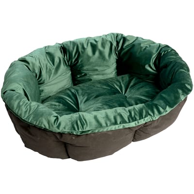 Ferplast Mandkussen Sofà - Fluweel Groen - Maat 12 : L 114 x B 83 x H 37 cm
