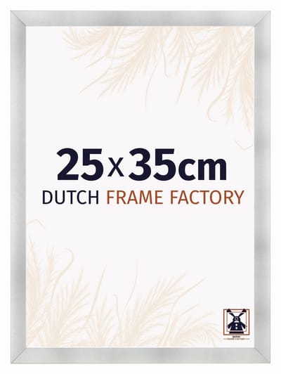 Fotolijst 25x35 cm - MDF - Aluminium Geborsteld - Praag