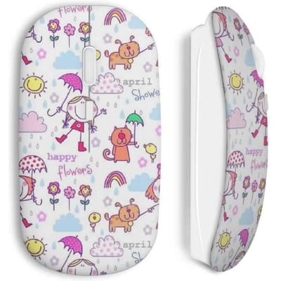 Souris sans Fil Happy flowers