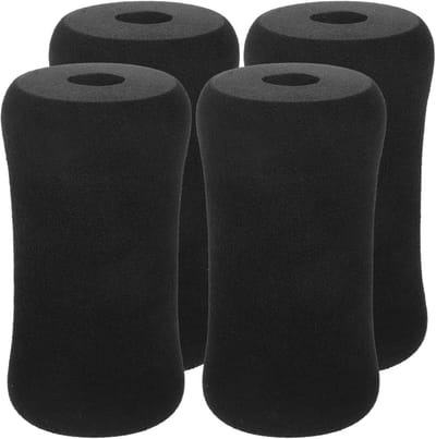 4 stuks voetsteunhulzen vervangende schuimrubberen lagerrollen voor fitnessapparatuur en accessoires