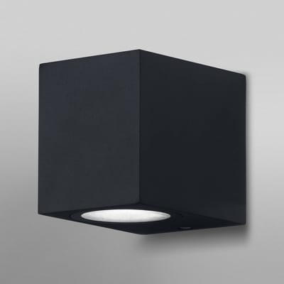 OSRAM ENDURA Classic Square Down buitenwandlamp, zwart, GU10 voet (max 35W), kan worden uitgerust met een normale of slimme lamp, down of up/down types, IP44 bescherming