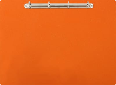 Magnetisch klembord A3 incl. ringband (liggend) - Oranje