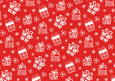 Cadeaupapier 'Rode geschenken'