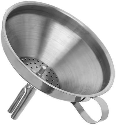 Orion - Roestvrijstalen Keukenlepel met Zeef - 12,5 cm - Praktisch - Vaatwasmachinebestendig