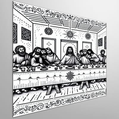 Kunstprint | Wanddecoratie | Dibond | 20 × 20 cm