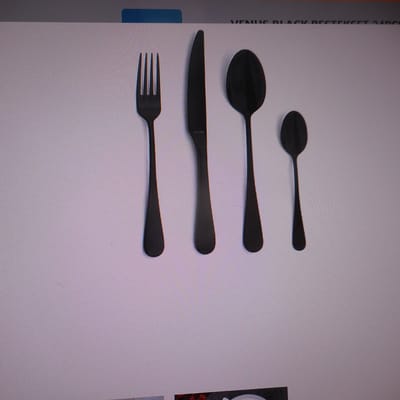 VENUS BLACK BESTEKSET 24PCS HOUTEN KIST