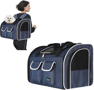 Opvouwbare Rugzak voor Katten en Honden - Ademend en Comfortabel voor Reizen onder 10 kg