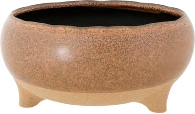 Cosy @ Home Bowl On Feet Bruin 20x20xh9,5cm Rond Aar