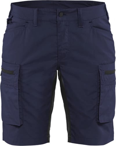 Blaklader Dames Service Short met stretch 7149-1845 - Marineblauw/Zwart - C30