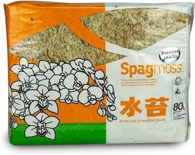 Premium turf - Plaggen mos - Planten verzorgen - Duurzaam geoogst - 80 liter - Lichtbruin