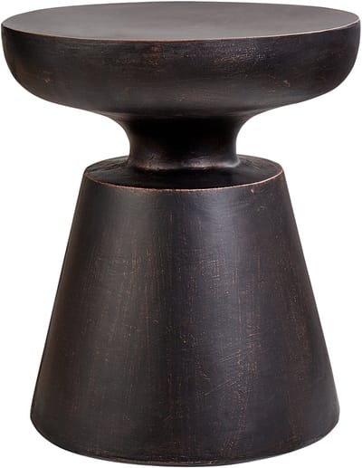 MINCIO - Bijzettafel - Zwart - Lichtbeton