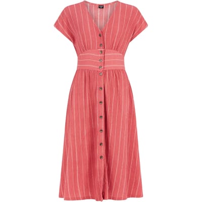 Protest Prtgilly – Blousejurk Dames – Knoopsluiting – Kuitlengte