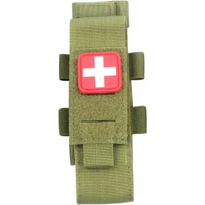 Sac Porte-Garrot Tactique MOLLE pour Survie en Plein Air, Randonnée, Camping, Trousse de Premiers Secours, Secours Militaire, Équipement Médical, Usage Pratique