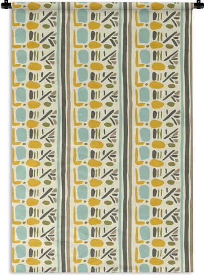 Wandkleed - Wanddoek - Inca - Patronen - Abstract - 60x90 cm - Wandtapijt