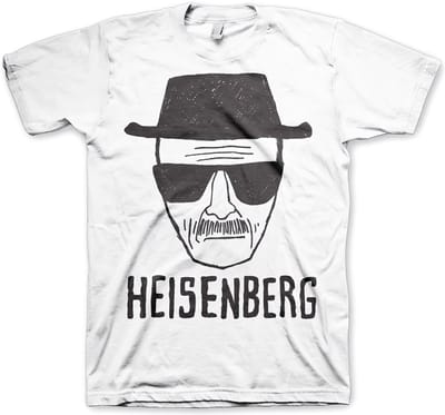 Breaking Bad Heren Tshirt -S- Heisenberg Sketch Wit
