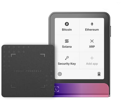 Ledger Flex – Crypto Hardware Wallet met Touchscreen – 15.000+ Coins & NFT’s – Bluetooth, USB-C & NFC – Incl. Ledger Recovery Key - Crimson Magenta