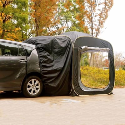 Achterklep Tent - Auto Luifel - Outdoor Kamperen - Automatische Installatie - 200x200x200cm - Zwart