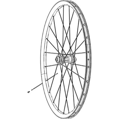Tubeless velg kit + 2 ventielen Zipp Presta
