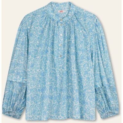 Oilily Bean Blouse- maat34 Brunnera Blauw