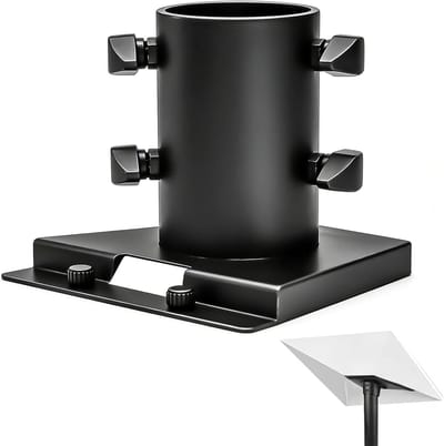 Verstelbare Tube Adapter voor Starlink Gen 3: Weerbestendige Aluminium Houder voor Buiteninstallaties, 45 mm Compatibel met Diverse Tubes