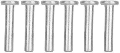 Dailygoods- Klinknagel Set 100 Stuks - Aluminium Klinknagels - Platte Kop - M4 x 25 mm - Corrosiebestendig - Stevige Structuur - Bevestigingsmateriaal