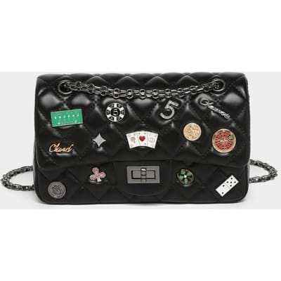 Nieuwe Zomer Veelzijdige Medaille Tas Niche Ontwerp Diamant Ketting Kleine Tas Crossbody Tas Handtas Handtas Dames Trendy black