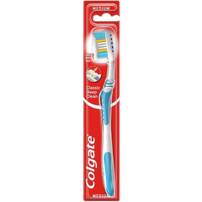 Colgate Classic Diep Reinigende Tandenborstel Medium 1 Stuk