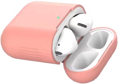 Roze siliconen Hoesje geschikt voor Airpods 1 & 2 - Siliconen - Airpodshoesje - Roze - Beschermhoes voor AirPods - CHPN