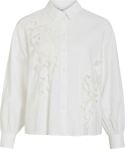 VILA - VIKIMIA L/S LACE SHIRT - Dames - Blouses