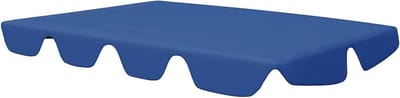 Schommelbank dak - Zonnedak Vervanging - Buiten Ontspannen - Waterafstotend PVC - 188 x 145 cm - Blauw