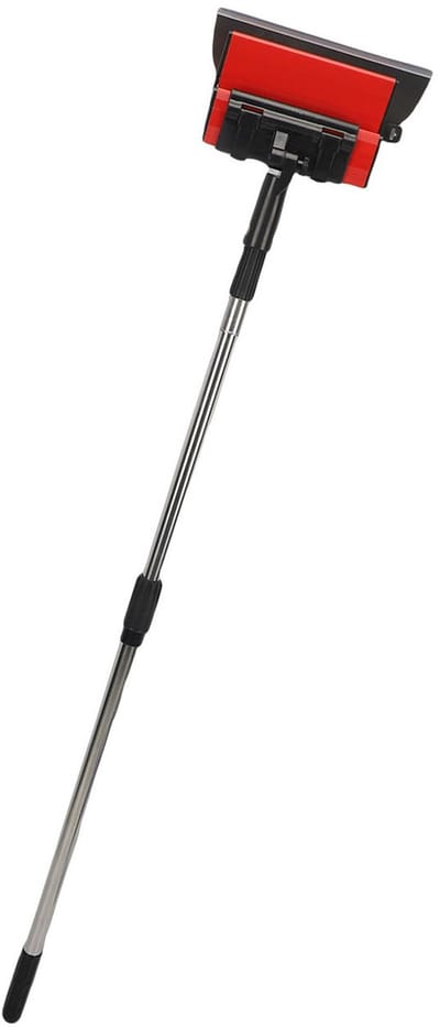 Plamuurmes Set – 5 Maten 15–80 cm – RVS Drywall Afwerking – met Verlengsteel 80–130 cm – voor Gipsplaten & Muren