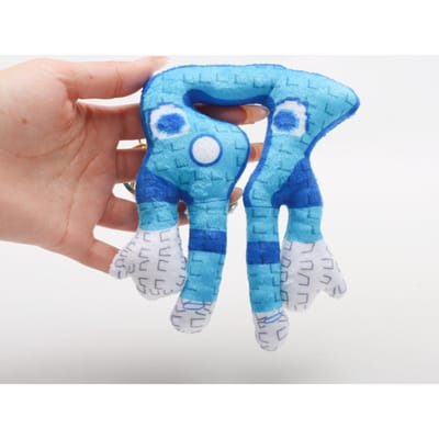 Schattig Nee. 67 Knuffel Speelgoed Hanger Steel Een Hersenkrot Knuffel Anime Spel Speelgoed Aardbei Olifant Poppetje Spel Fans Kerstcadeauzakje Decor 12cm blue