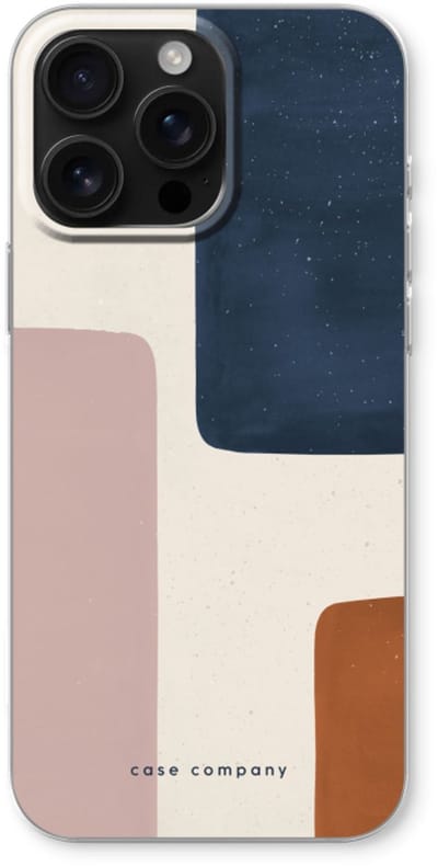 Case Company® - Hoesje geschikt voor iPhone 16 Pro Max hoesje - Geo #5 - Soft Cover Telefoonhoesje - Bescherming aan alle Kanten en Schermrand