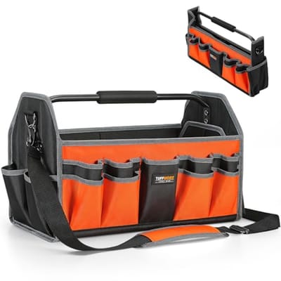Tool Tote Bag met 15 Opbergvakken - Zware Kwaliteit en Duurzaam