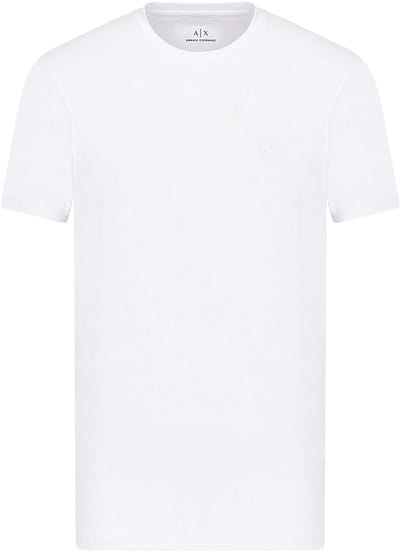 Short Sleeve Crew Neck Tee - White T-Shirts