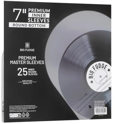 Vinyl LP Hoezen 25x 7 inch - Antistatische binnenhoezen voor platen - Bescherming voor platen - Set van vinylhoezen