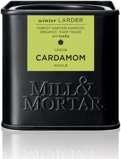 Mill & Mortar - Biologisch groene kardemom, volledige zaden (25g)
