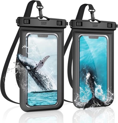 Waterdichte Telefoonhoes met Verbeterd Sluitmechanisme, Kristalheldere Bescherming voor Zwemmen en Badderen, IPX8 Onderwater Telefoonhoes Geschikt voor Smartphones