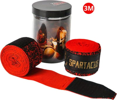 Bovista Bandage Boksen - Kickboksen - Handschoenen - Boks Bandage - Kickboks - Binnenhandschoenen - Handschoen - Boxing - Handbagage - Rood - 3 Meter