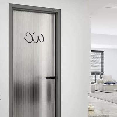 Allecto Plus - Zelfklevend wc-bord, grappige deursticker voor binnen en buiten