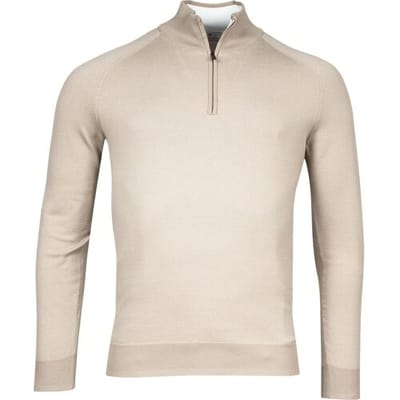 Thomas Maine Trui Pullover Half Zip Double Knit Inner Cotton Layer Kitt / male