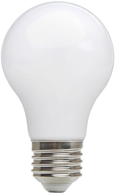 Kobi LED Filamentlamp E27 7W - 780lm - 3000K - 230V - Melkglas - 15.000 Branduren - 360° - Voor Tafellamp, Bedlamp of Kroonluchter