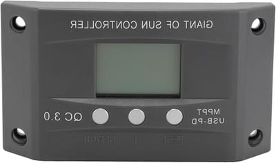 MPPT Laadregelaar - Zonne Energie Controller - Zonne Energie Optimaliseren - Dynamische Piektracking - 100A - Zwart